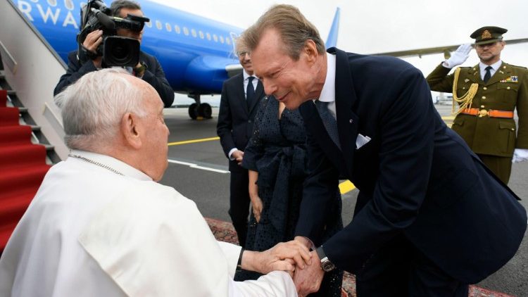 Pápeža privítal luxemburský veľkovojvoda