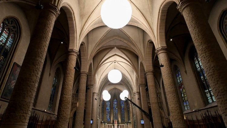 Meeting with the Catholic community in Luxembourg's Cathedral