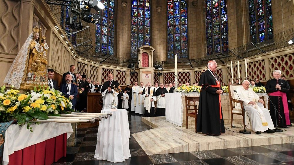 Сустрэча Папы з каталіцкай супольнасцю Люксембурга