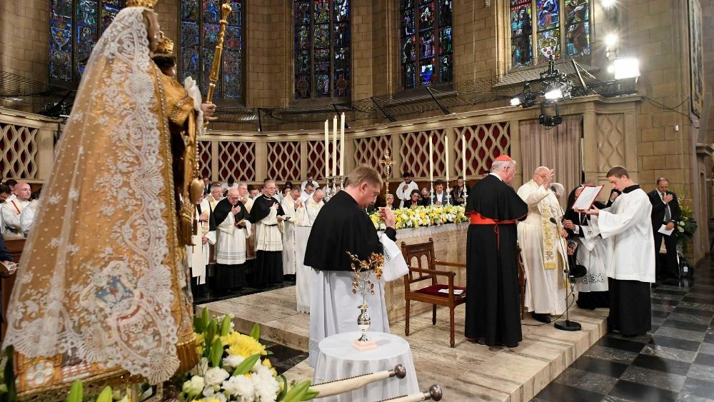 Сустрэча Папы з каталіцкай супольнасцю Люксембурга