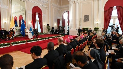 2024.09.26 Viaggio Apostolico in Lussemburgo - Incontro con le Autorita'