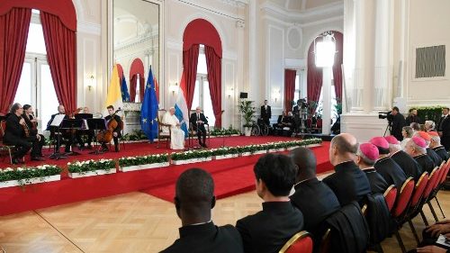 2024.09.26 Viaggio Apostolico in Lussemburgo - Incontro con le Autorita'