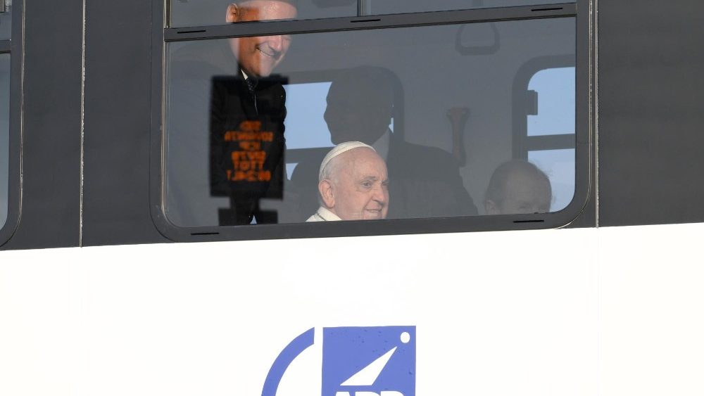 2024.09.26 Viaggio Apostolico in Lussemburgo - Partenza da Roma