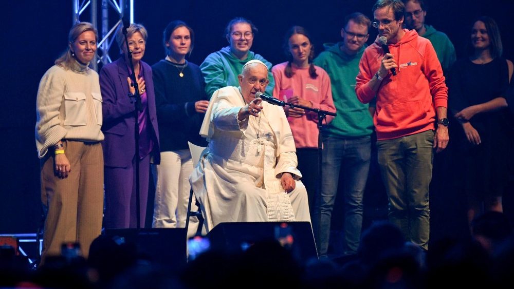 2024.09.28 Viaggio Apostolico in Belgio - Veglia giovani