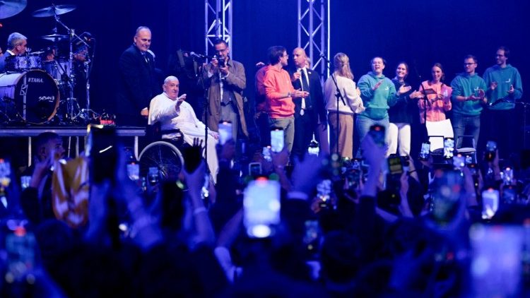 Papa katika mkesha wa maombi 