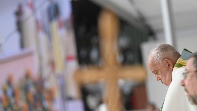 Ojciec Święty podczas Mszy w Brukseli