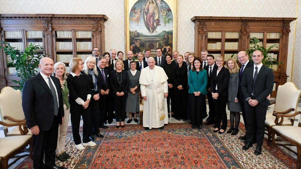 Папская аўдыенцыя для дэлегацыі Італьянскай асацыяцыі сямейнага бізнесу (AIDAF)