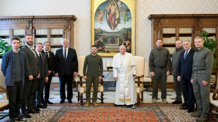 Pope Francis' encounter with Ukraine's President Volodymyr Zelensky in the Vatican