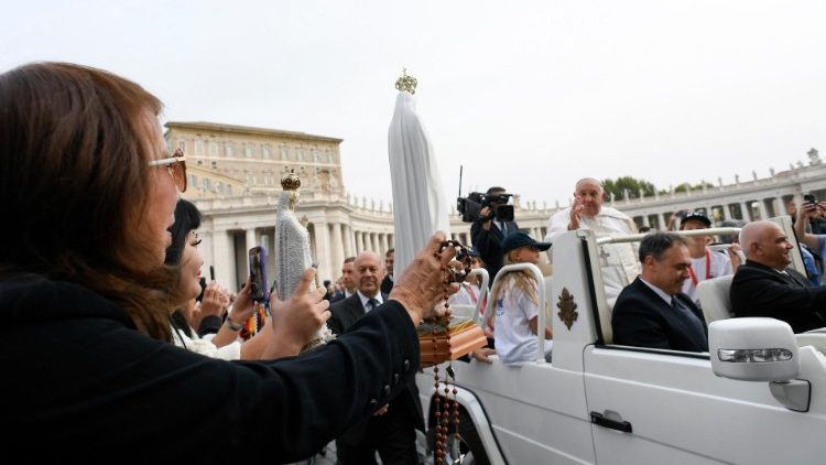 Papa Francisco durante a Audiência Geral 