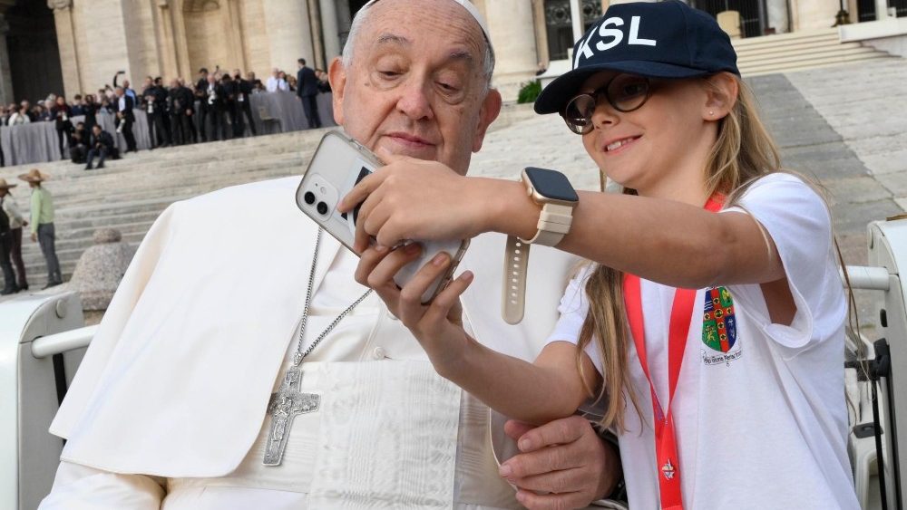 Падчас агульнай аўдыенцыі на плошчы святога Пятра