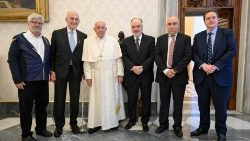 Палітыкі і грамадскія дзеячы з Ізраіля і Палесціны ў Ватыкане