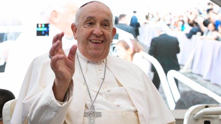 O Papa Francisco durante a Audiência Geral