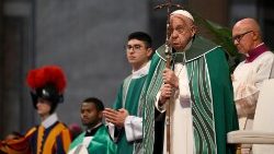 Papa Francisco durante a Santa Missa