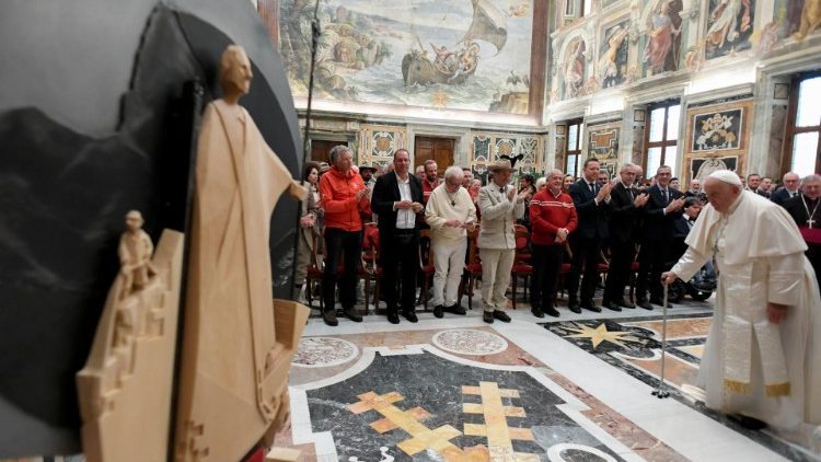 The audience in the Vatican