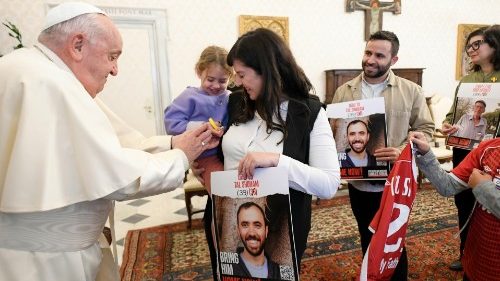 Il Papa ha incontrato un gruppo di ostaggi israeliani liberati a Gaza