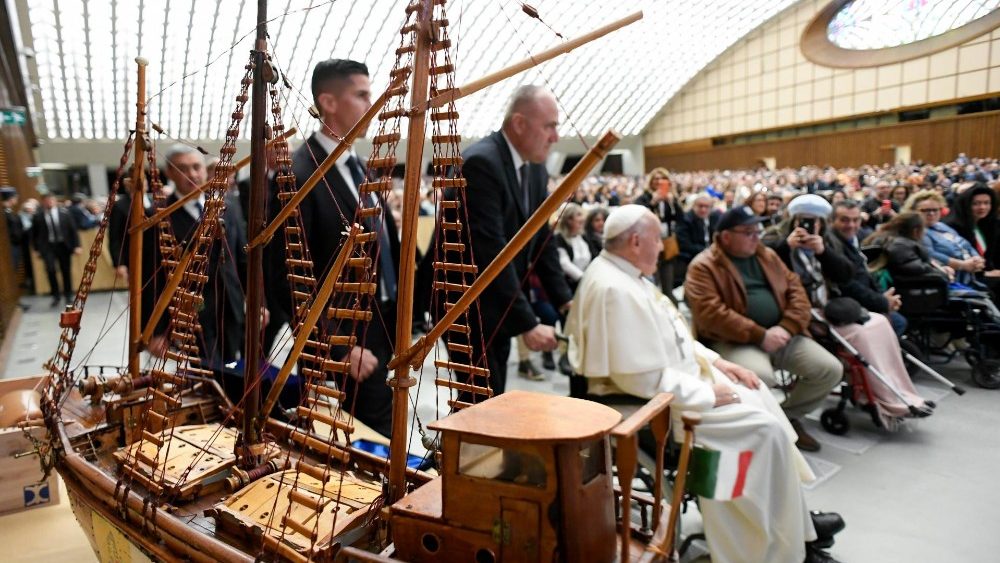 Папская аўдыенцыя для рыбакоў і медыкаў