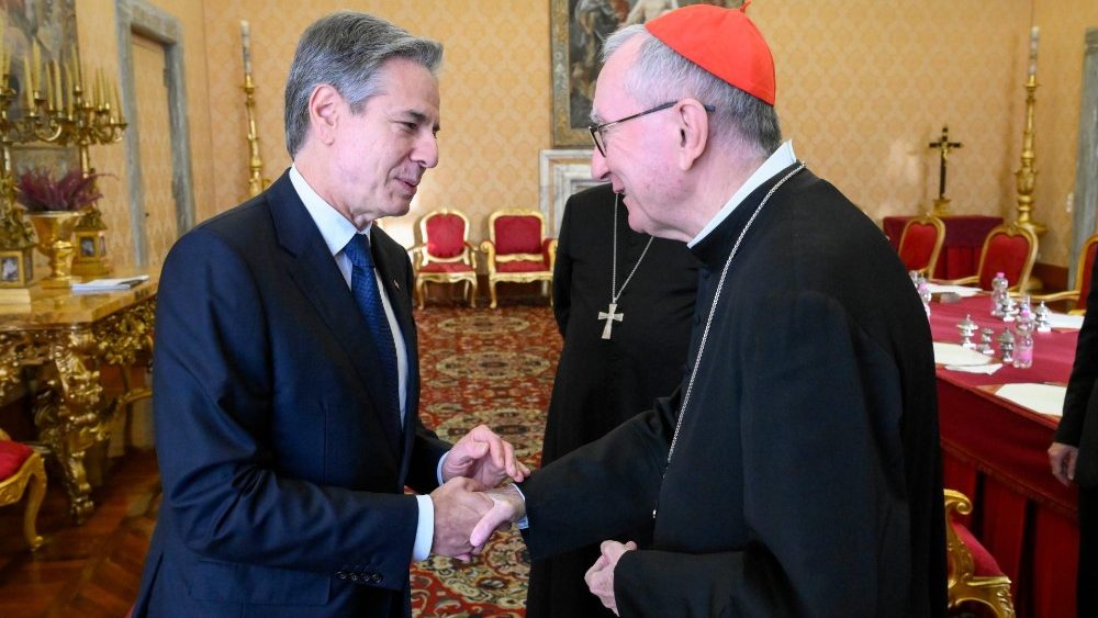 Падчас візіту Дзяржсакратара ЗША Энтані Блінкена ў Ватыкан 