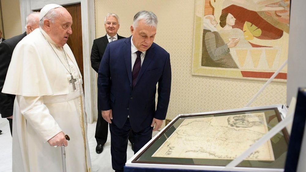 Падчас візіту прэм'ер-міністра Венгрыі Віктара Орбана ў Ватыкан 