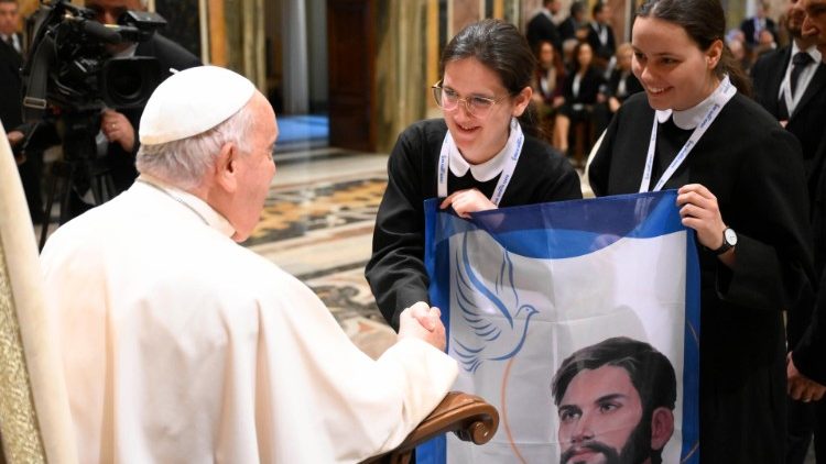 Encuentro promovido por las Monjas Canonesas del Espíritu Santo en Sassia. (Vatican Media)