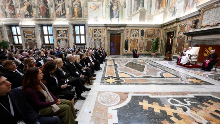 Encuentro promovido por las Monjas Canonesas del Espíritu Santo en Sassia. (Vatican Media)