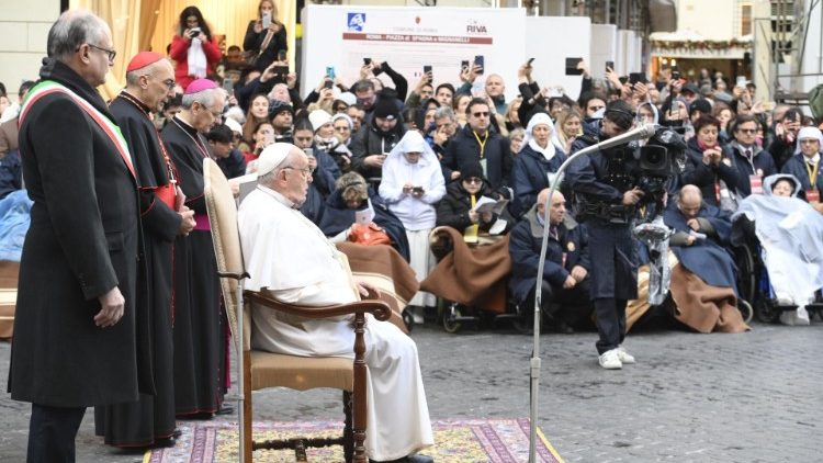 Papst Franziskus am Hochfest Mariä Empfängnis in Rom 