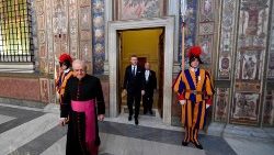 Návšteva prezidenta SR Petra Pellegriniho - archívny záber z 9. 12. 2024