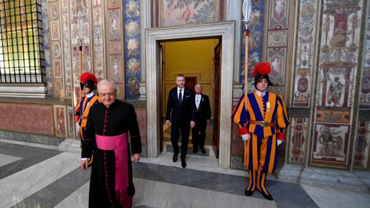 Návšteva prezidenta SR Petra Pellegriniho - archívny záber z 9. 12. 2024