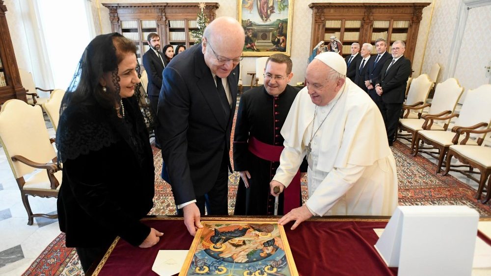 Падчас аўдыенцыі для прэм'ер-міністра Лівана Наджыба Мікаці