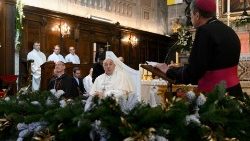Pope Francis addressed consecrated men and women in Corsica as part of his one-day Apostolic Journey to the French island