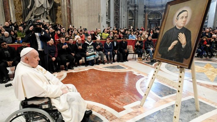 2024.12.19 Wahajia wa Italia katika safari ya Santiago inayoandaliwa na Utume wa Padre Guanella.