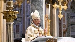 Le cardinal Reina le 29 décembbre 2024 lors de l'ouverture de la Porte Sainte à Saint-Jean-de-Latran