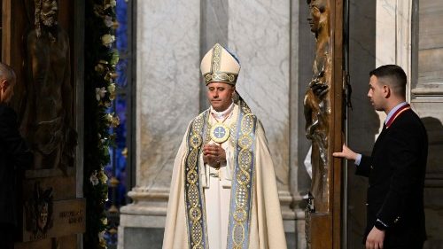 El Cardenal Makrickas abrió la Puerta Santa de la Basílica liberiana el 1 de enero de 2025 en la solemnidad de Santa María Madre de Dios