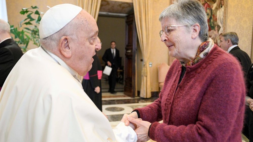 Аўдыенцыя для ўдзельніц Аб’яднання святой Кацярыны Сіенскай Школьных місіянерак