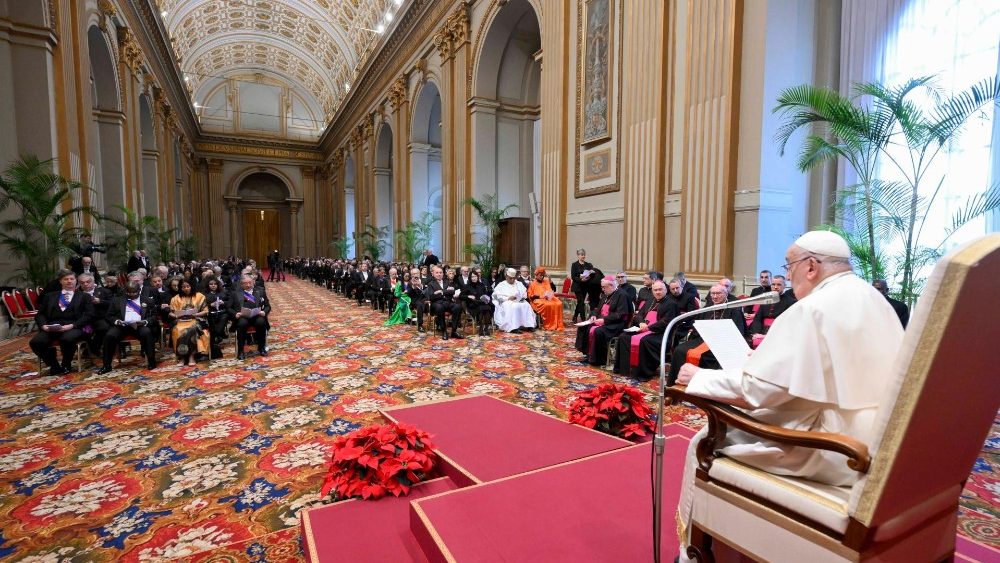 Аўдыенцыя для дыпламатычнага корпуса