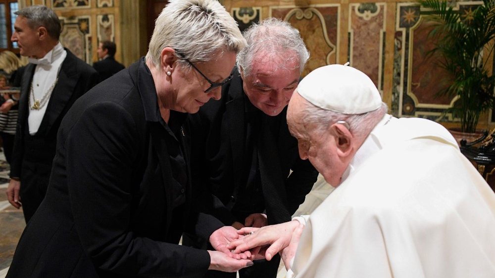 Аўдыенцыя для членаў Фонда Папскай швейцарскай гвардыі
