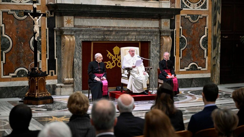 Аўдыенцыя для членаў Фонда Папскай швейцарскай гвардыі