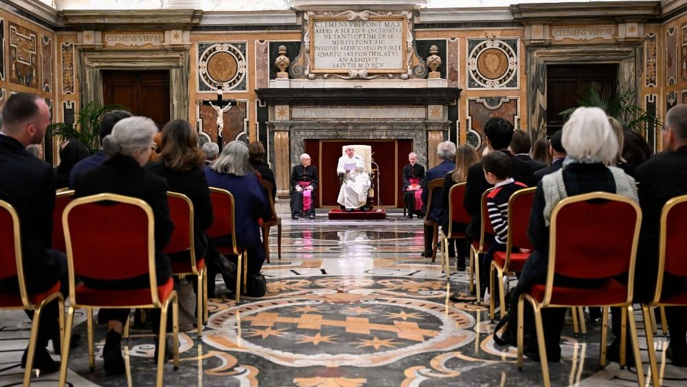 Аўдыенцыя для членаў Фонда Папскай швейцарскай гвардыі