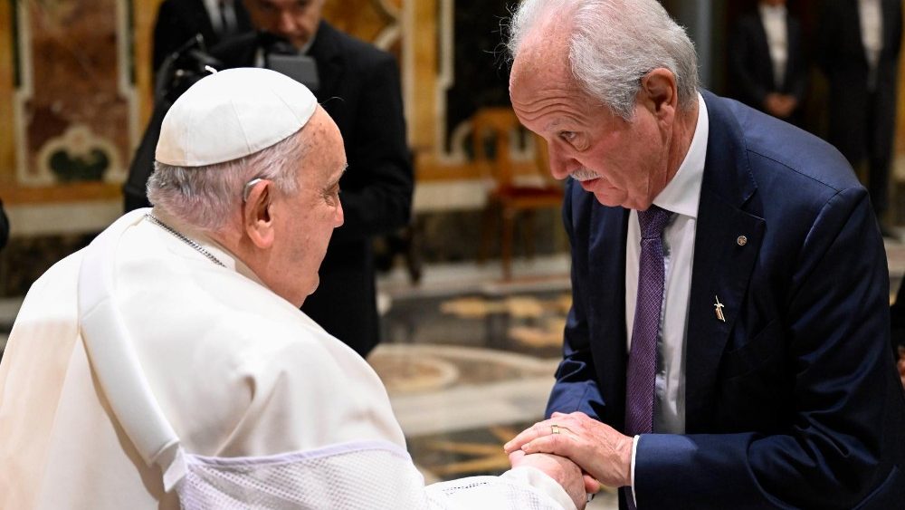 Аўдыенцыя для членаў Фонда Папскай швейцарскай гвардыі