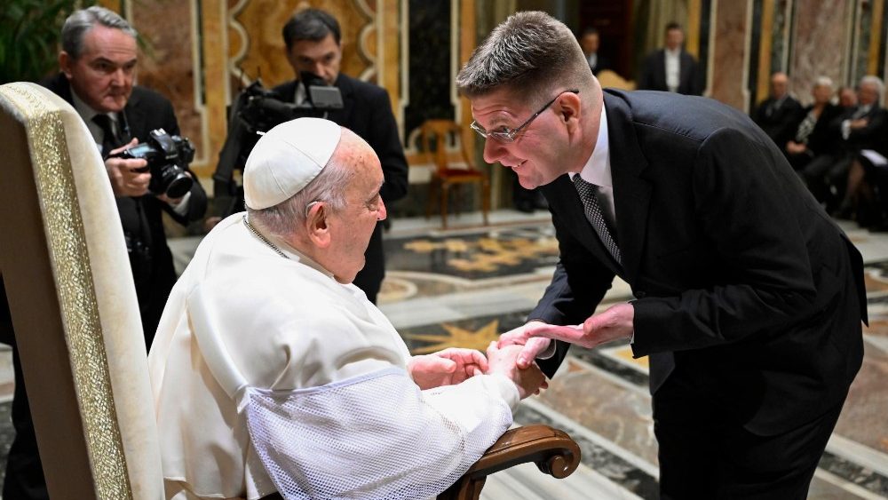 Аўдыенцыя для членаў Фонда Папскай швейцарскай гвардыі