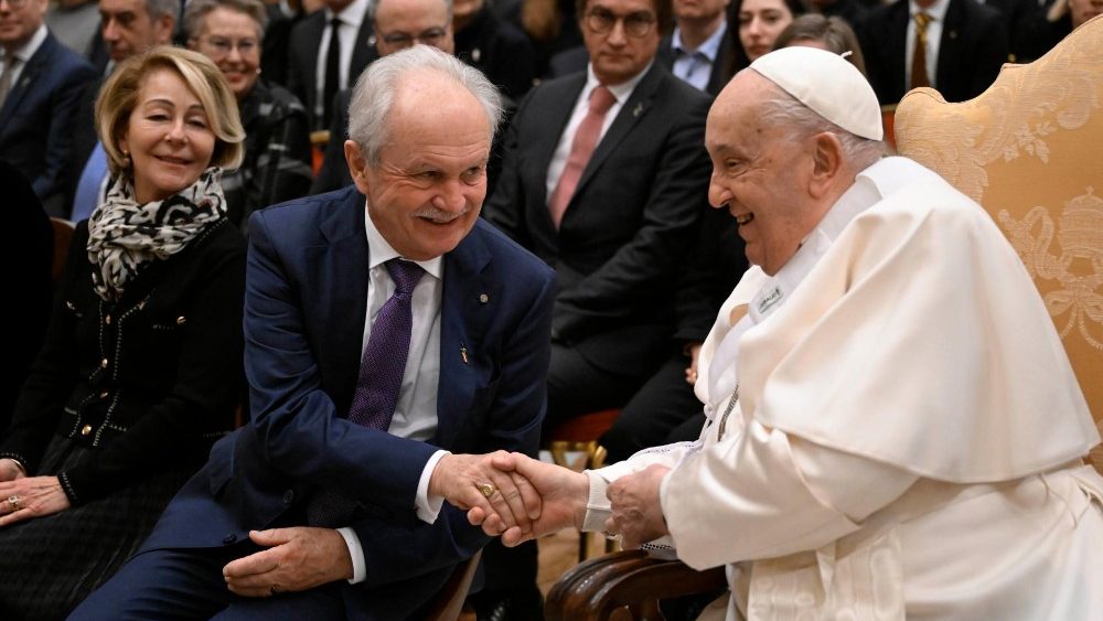 Аўдыенцыя для членаў Фонда Папскай швейцарскай гвардыі