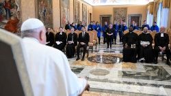 Popiežiaus audiencija ekumeninei delegacijai iš Suomijos ir chorui