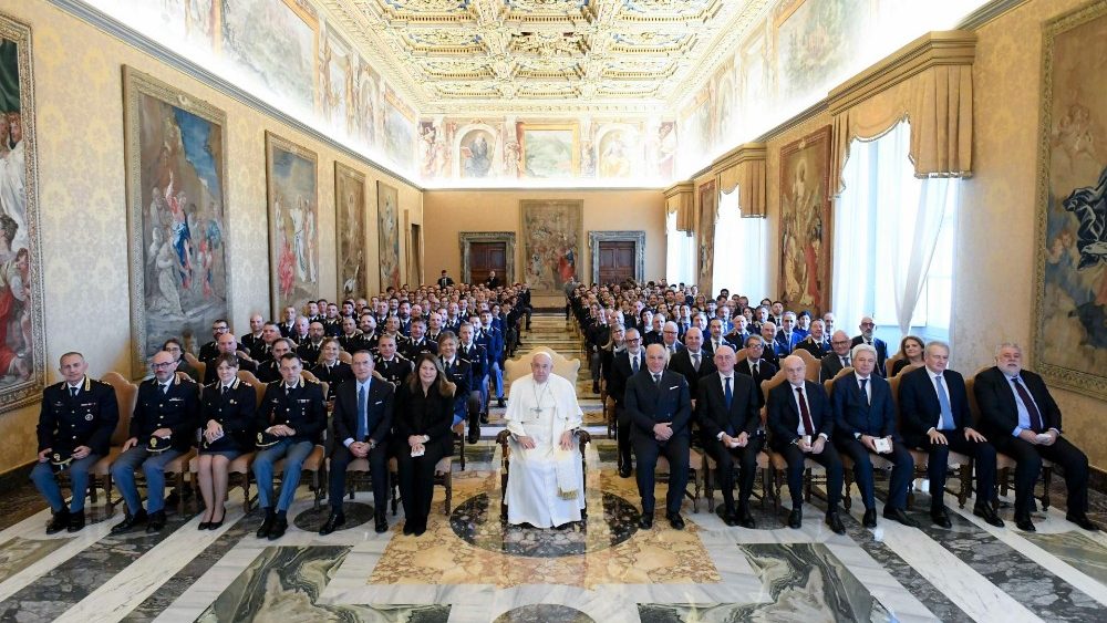 Аўдыенцыя для Інспекцыі па ахове грамадскага парадку "Ватыкан"