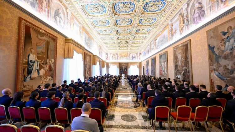 Audiência do Papa aos dirigentes e funcionários da Inspetoria de Segurança Pública do Vaticano (Vatican Media)