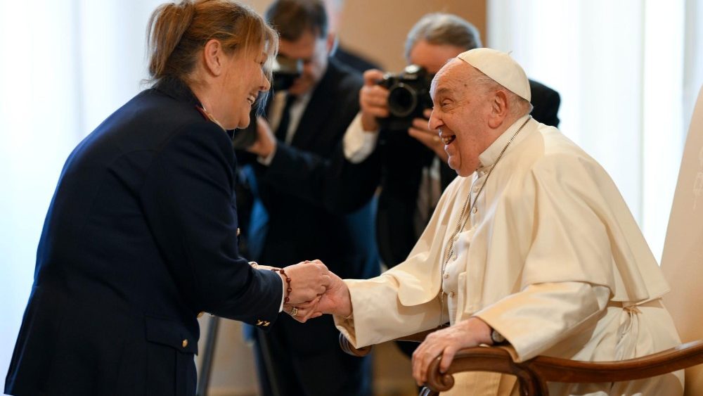 Audiência do Papa aos dirigentes e funcionários da Inspetoria de Segurança Pública do Vaticano (Vatican Media)