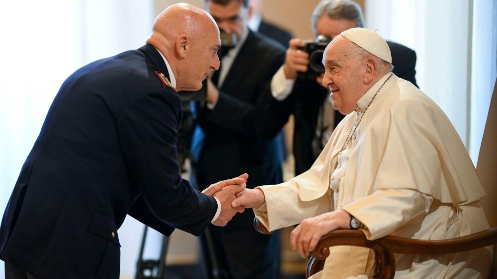 Аўдыенцыя для Інспекцыі па ахове грамадскага парадку "Ватыкан"