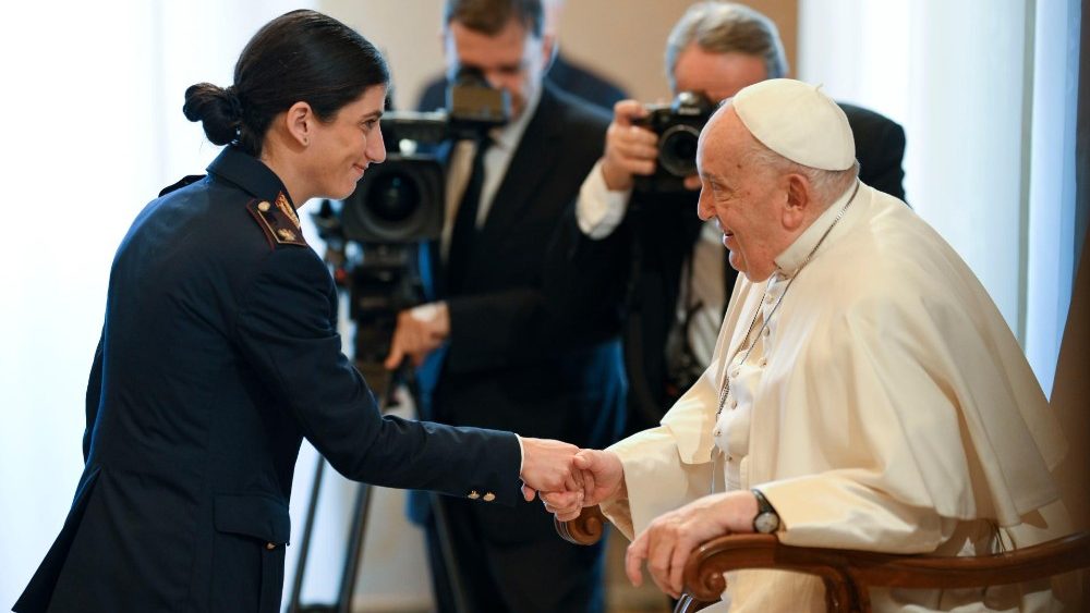 Аўдыенцыя для Інспекцыі па ахове грамадскага парадку "Ватыкан"