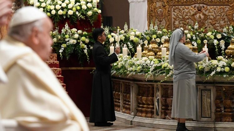 Die Feier mit Papst Franziskus