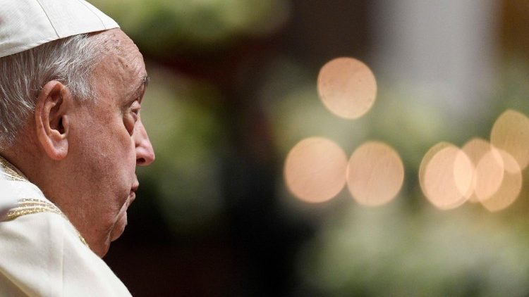 Papst Franziskus an diesem Samstagabend