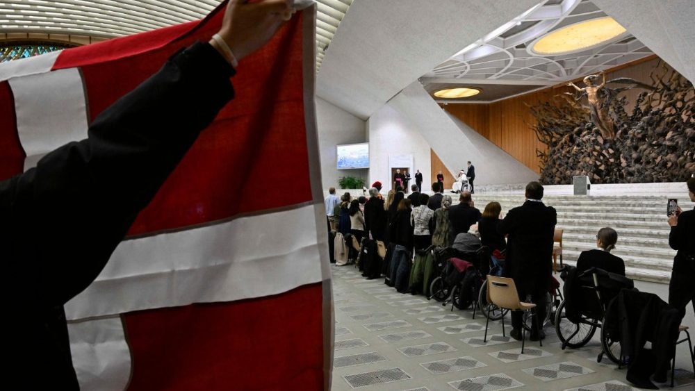 Аўдыенцыя для пілігрымаў са скандынаўскіх краін