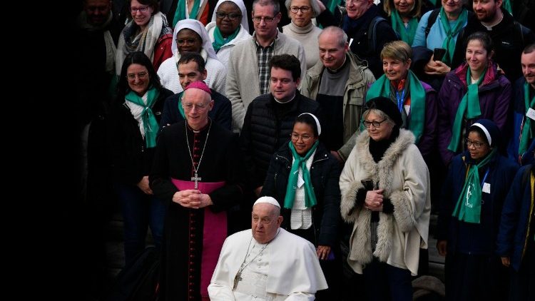 Última Audiencia General del Papa Francisco el miércoles 12 de febrero de 2025. 